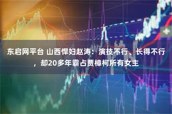 东启网平台 山西悍妇赵涛：演技不行、长得不行，却20多年霸占贾樟柯所有女主